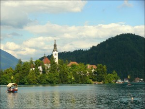 Kościół na wyspie w Bled