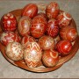 Drapane jajka wielkanocne (fot. Krystyna Milczarek)